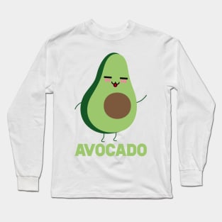 Avocado And Toast Matching Couple Long Sleeve T-Shirt